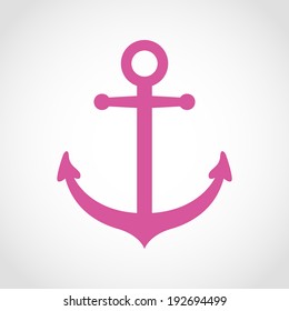 Anchor Icon Isolated on White Background