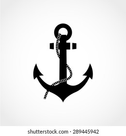 Anchor Icon Isolated on White Background
