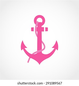 Anchor Icon Isolated on White Background