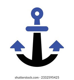 Anchor Icon Isolated Vector Graphics