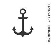 Anchor icon isolated vector image