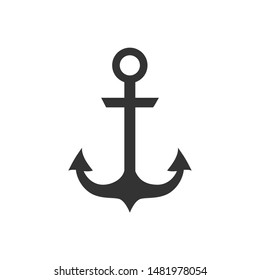 Anchor icon isolated vector image