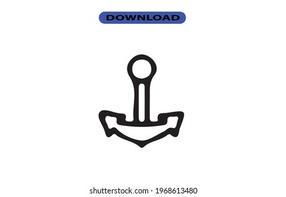 anchor icon or logo high resolution