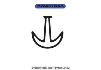 anchor icon or logo high resolution
