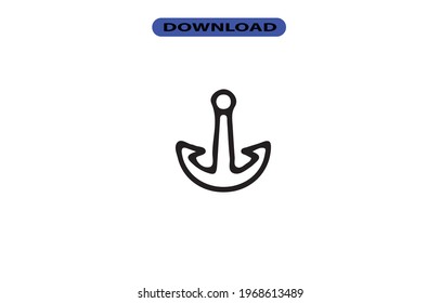 anchor icon or logo high resolution