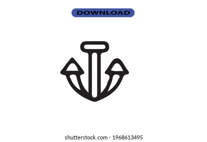 anchor icon or logo high resolution