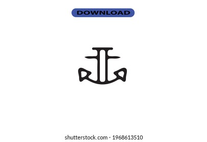 anchor icon or logo high resolution