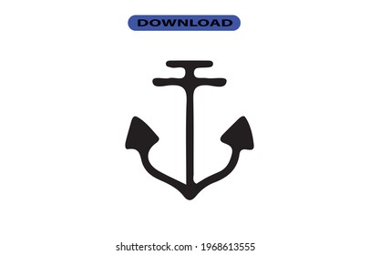 Ankersymbol oder Logo hoch