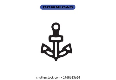 anchor icon or logo high resolution