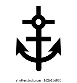 anchor icon or logo isolated sign symbol vector illustration - high quality black style vector icons
