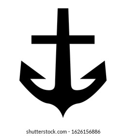 anchor icon or logo isolated sign symbol vector illustration - high quality black style vector icons

