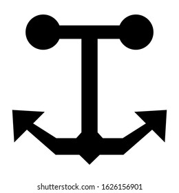 anchor icon or logo isolated sign symbol vector illustration - high quality black style vector icons
