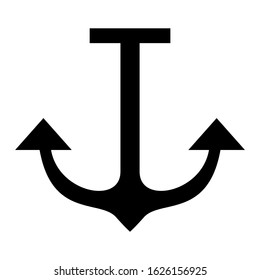 anchor icon or logo isolated sign symbol vector illustration - high quality black style vector icons
