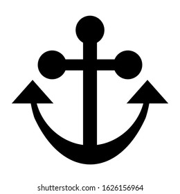 anchor icon or logo isolated sign symbol vector illustration - high quality black style vector icons

