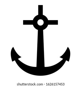 anchor icon or logo isolated sign symbol vector illustration - high quality black style vector icons
