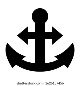 anchor icon or logo isolated sign symbol vector illustration - high quality black style vector icons
