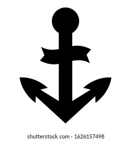 anchor icon or logo isolated sign symbol vector illustration - high quality black style vector icons
