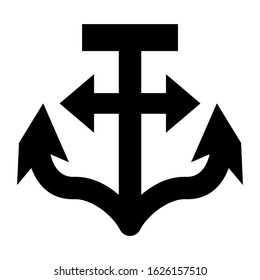 anchor icon or logo isolated sign symbol vector illustration - high quality black style vector icons

