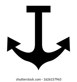 anchor icon or logo isolated sign symbol vector illustration - high quality black style vector icons
