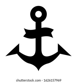 anchor icon or logo isolated sign symbol vector illustration - high quality black style vector icons

