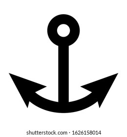 anchor icon or logo isolated sign symbol vector illustration - high quality black style vector icons
