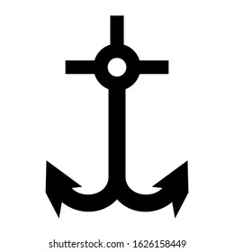 anchor icon or logo isolated sign symbol vector illustration - high quality black style vector icons
