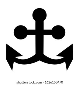 anchor icon or logo isolated sign symbol vector illustration - high quality black style vector icons
