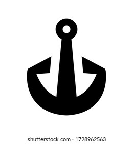 anchor icon or logo isolated sign symbol vector illustration - high quality black style vector icons
