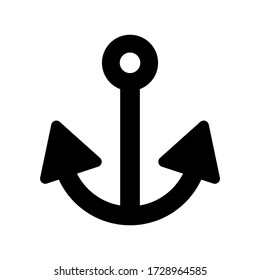 anchor icon or logo isolated sign symbol vector illustration - high quality black style vector icons
