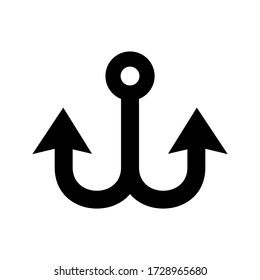 anchor icon or logo isolated sign symbol vector illustration - high quality black style vector icons
