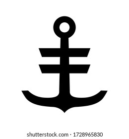 anchor icon or logo isolated sign symbol vector illustration - high quality black style vector icons
