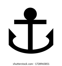 anchor icon or logo isolated sign symbol vector illustration - high quality black style vector icons
