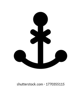 anchor icon or logo isolated sign symbol vector illustration - high quality black style vector icons
