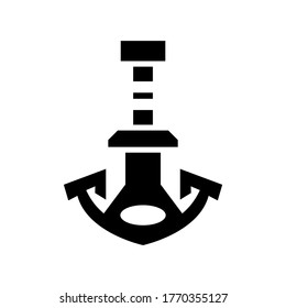 anchor icon or logo isolated sign symbol vector illustration - high quality black style vector icons
