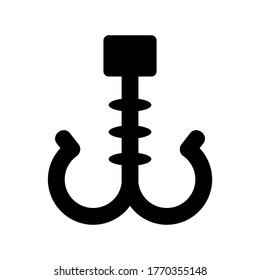 anchor icon or logo isolated sign symbol vector illustration - high quality black style vector icons
