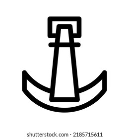 anchor icon or logo isolated sign symbol vector illustration - high quality black style vector icons
