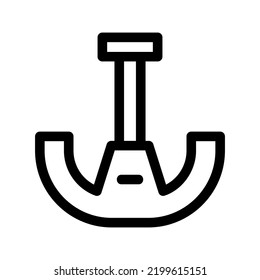 anchor icon or logo isolated sign symbol vector illustration - high quality black style vector icons
