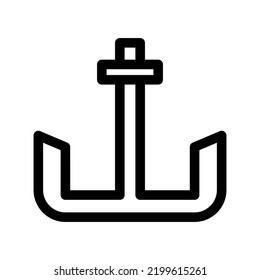 anchor icon or logo isolated sign symbol vector illustration - high quality black style vector icons
