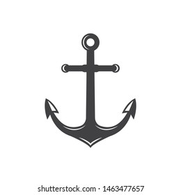 Anchor icon Logo Template vector illustration