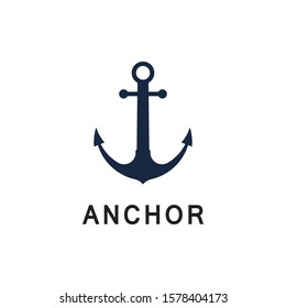 Anchor icon Logo Template vector illustration