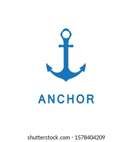 Anchor icon Logo Template vector illustration