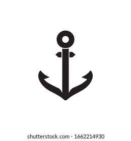 Anchor icon Logo Template vector illustration