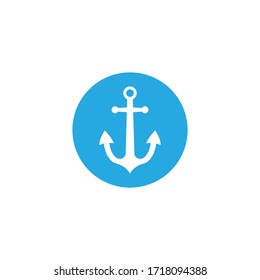 Anchor Icon Logo Template Vector Illustration