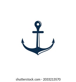 Anchor icon Logo Template vector illustration