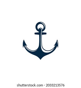 Anchor icon Logo Template vector illustration