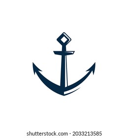 Anchor icon Logo Template vector illustration