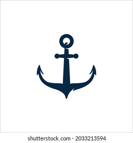 Anchor icon Logo Template vector illustration