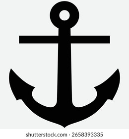 ícone Âncora modelo de design de vetor de logotipo | Design de vetor premium
