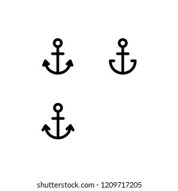 Anchor Icon Logo Vector Symbol