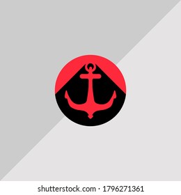 Icono de delimitador. Icono plano moderno con efecto de sombra largo. Icono de ancla, retención, seo, aplicación, insignia, negocio, botón, cadena, contenido